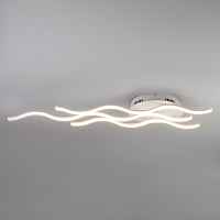 Потолочный светодиодный светильник 4200К 3956 люмен Eurosvet 90090/3 белый (00000084014) - цена и фото