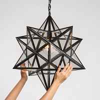 Люстра Black Star Clear Glass ImperiumLoft - цена и фото
