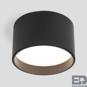 Светильник потолочный светодиодный Banti 13W 3000K черный Elektrostandard 25123/LED - цена и фото