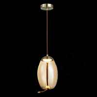 Люстра подвесная ST-Luce Бронза/Янтарный LED 1*10W 3000K SL6108.333.01 - цена и фото