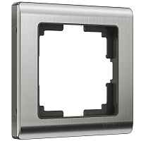 Werkel Рамка на 1 пост (глянцевый никель, Metallic) / W0011602 Werkel Рамка на 1 пост (глянцевый никель, Metallic) / W0011602