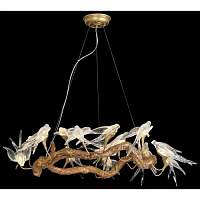 Люстра подвесная светодиодная Wertmark WE183.14.503 VIVIANA LED 14*2 Вт античная медь 3000K - цена и фото