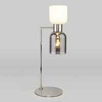 Настольная лампа со стеклянными плафонами Eurosvet Tandem 01084/2 никель