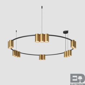 Подвесная люстра Denkirs Orbit DK4067-BK+SG - цена и фото