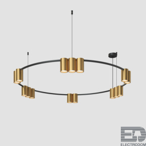 Подвесная люстра Denkirs Orbit DK4067-BK+SG - цена и фото
