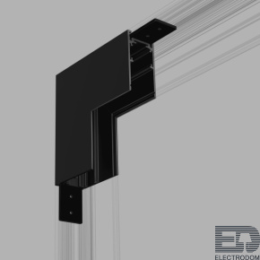 Slim Magnetic Коннектор угловой внутренний для накладного шинопровода Elektrostandard 85091/11 - цена и фото