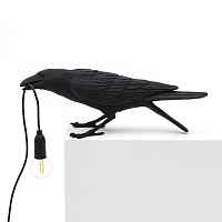 Настольная лампа Seletti Bird Lamp Black Playing designed by Marcantonio Raimondi Malerba Loft Concept 43.14736