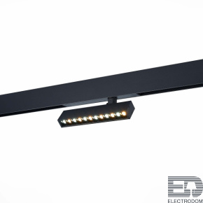 ST656.436.09 Трековый светильник Черный LED 1*9W 3000K 700Lm Ra>90 24 IP20 L220xW25xH105 220V - цена и фото