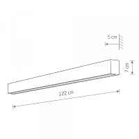 Настенный светильник Nowodvorski Straight Wall LED L 7595 - цена и фото