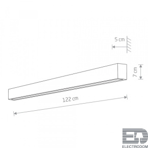 Настенный светильник Nowodvorski Straight Wall LED L 7595 - цена и фото