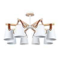 Люстра потолочная Arte Lamp A7032PL-8WH Thomas под лампы 8xE27 60W - цена и фото