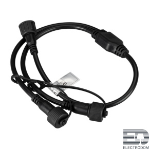 Коннектор питания ARD-CLASSIC-SYNC-RGB Black (230V, 2 ports) (Ardecoled, Закрытый) - цена и фото