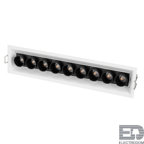 Светильник MS-ORIENT-BUILT-TURN-TC-S67x300-20W Warm3000 (WH-BK, 30 deg, 230V) Arlight - цена и фото
