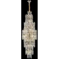 Хрустальная люстра Wertmark WE107.23.303 Lazzara E14 40 Вт золото, прозрачный - цена и фото