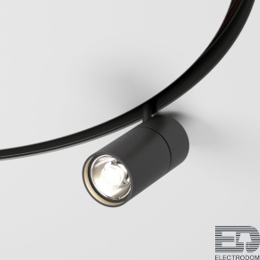 Slim Magnetic Трековый светильник для радиусного шинопровода 20W 4200K Comfi чёрный Ø 800мм Elektrostandard 85187/01 - цена и фото