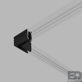 Mini Magnetic Коннектор угловой для накладного шинопровода черный Elektrostandard 85179/00 - цена и фото