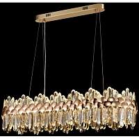 Подвесная люстра LED с пультом Wertmark WE104.05.303 DEBORA 170 Вт LED 3500K/6500K золото - цена и фото