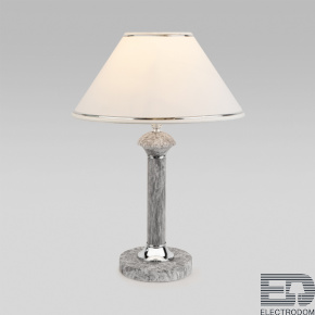 Классическая настольная лампа Eurosvet Lorenzo 60019/1 мрамор - цена и фото
