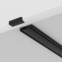 Шинопровод Maytoni TRX084-112B 2м Radity накладной черный - цена и фото