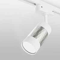 Трековый светильник Elektrostandard Mizar GU10 Белый/серебро (MRL 1007) однофазный - цена и фото