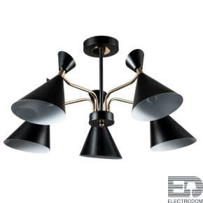 Потолочный светильник Arte Lamp WELLINGTON A2711PL-5BK - цена и фото