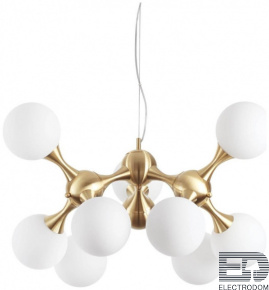 Подвесная люстра Ideal Lux Nodi SP9 Ottone Satinato 241036 - цена и фото