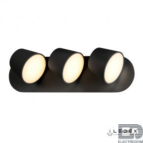 Настенный светильник iLedex Flexin W1118-3AS 3000K Черный - цена и фото