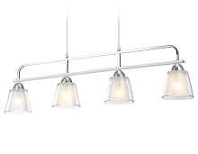 TR303242/4 WH/CH/CL/FR белый/хром/прозрачный/белый матовый E27*4 max 60W 870*120*780 - цена и фото