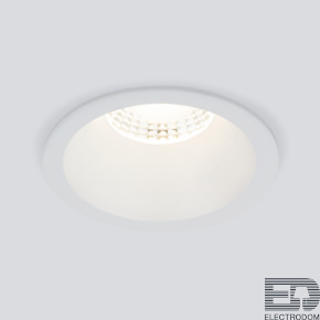 Elektrostandard 15266/LED 7W 3000K WH белый / Встраиваемый светодиодный светильник - цена и фото