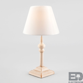 Декоративная настольная лампа Eurosvet 01061/1 белый с золотом (00000086061) - цена и фото