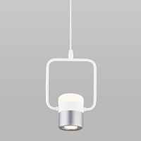 Подвесной светодиодный светильник Elektrostandart 50165/1 LED белый/серебро - цена и фото