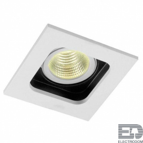Встраиваемый светильник Donolux DL18614 DL18614/01WW-SQ White/Black - цена и фото
