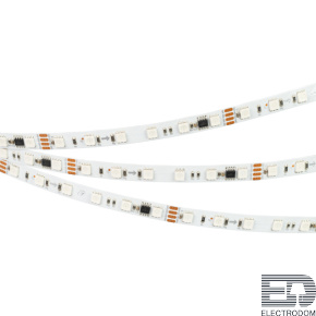 Светодиодная лента SPI-B60-10mm 24V RGB-PX6-RAM (15 W/m, IP20, 5060, 5m) (Arlight, бегущий огонь) - цена и фото