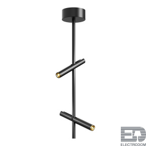 SL6210.403.02 Светильник подвесной ST-Luce Черный/Черный, Золотистый LED 2*3W 3000K - цена и фото