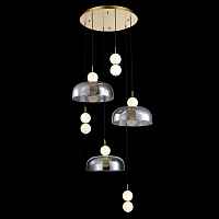 ST LUCE SL6112.203.42 Светильник подвесной ST-Luce Золотистый/Молочно-Белый,Прозрачно-Дымчатый LED 1*42W - цена и фото