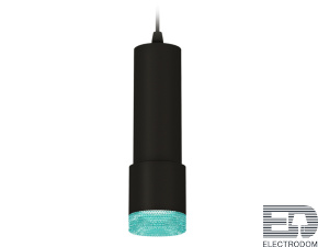 Комплект подвесного светильника XP7402004 SBK/BL черный песок/голубой MR16 GU5.3 (A2302, C6343, A2030, C7402, N7194) - цена и фото