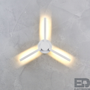 Lever белый уличный светодиодный светильник с поворотным механизмом 1665 TECHNO LED