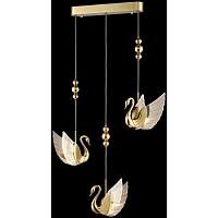 Подвесная люстра Wertmark WE466.03.306 LETIZIA 4 Вт LED 3000K/4000K/6000K золото - цена и фото