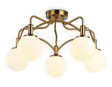 Потолочная люстра TR3212/5 GD/FR Ambrella light - цена и фото Потолочная люстра TR3212/5 GD/FR Ambrella light - цена и фото