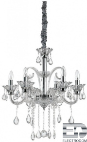 Подвесная люстра Ideal Lux Colossal SP6 Trasparente 114194 - цена и фото