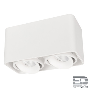 Светильник накладной SP-CUBUS-S195x100-2x8W Day4000 (WH, 45 deg, 230V) (Arlight, IP20 Металл, 3 года) - цена и фото