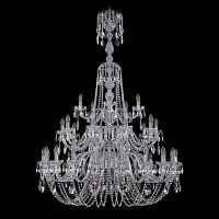 Подвесная люстра Bohemia Ivele 1402/20+10+5/400/XL-158/3d Ni - цена и фото