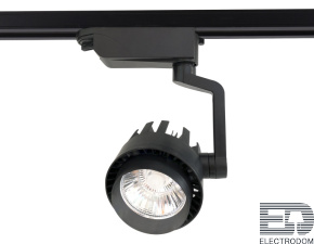 Трековый однофазный светодиодный светильник GL6107 BK черный LED 10W 4200K 24° - цена и фото