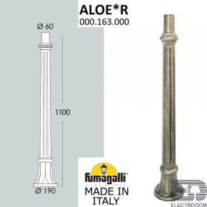 Парковый столб FUMAGALLI ALOE 000.163.000.B0 - цена и фото