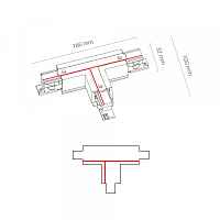 Коннектор T-образный правый 1 Nowodvorski Ctls Power 8241 - цена и фото