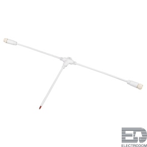 Коннектор питания ARL-MOONLIGHT-SPI/DMX-CON-POWER-T-MID-WIRE-WH Arlight - цена и фото
