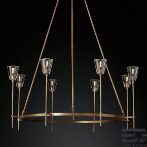 Люстра TORCHE DE VERRE Round Chandelier 8 ImperiumLoft - цена и фото