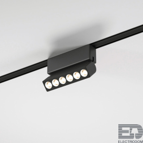 Elektrostandard Flat Magnetic Трековый светильник 6W 4000K Insight (чёрный) 85090/01 - цена и фото