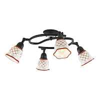 Спот Citilux Ажур CL534543 Черный + Красный - цена и фото Спот Citilux Ажур CL534543 Черный + Красный - цена и фото