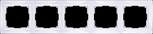 Werkel Рамка на 5 постов (белый, Basic) / W0052001 Werkel Рамка на 5 постов (белый, Basic) / W0052001